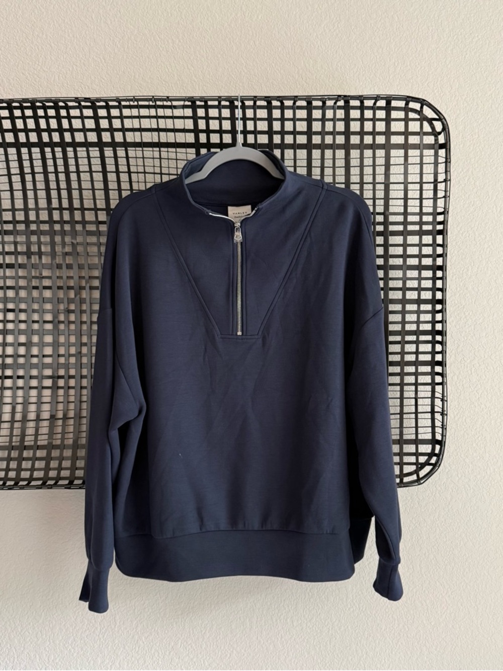 Varley Hawley Half-Zip Sweat navy